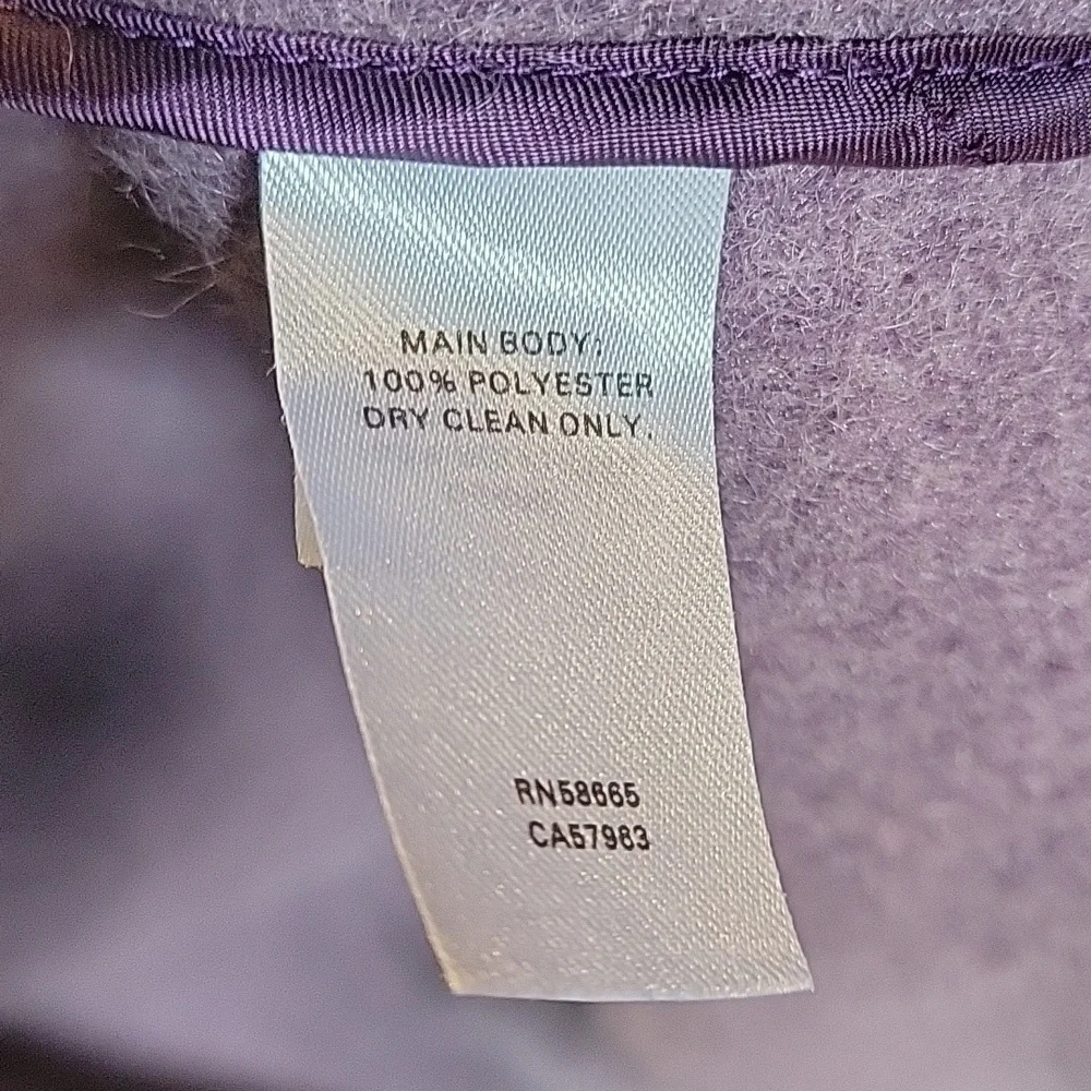 Nordstrom Lavender Notch Collar Textured Coat, Size Small - Picture 4 of 7